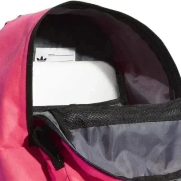 Pink White Adidas Original Trefoil Pocket Backpack main image 7